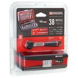 Koffer met doppen 1/4" 6-kant, metrisch - R2NANOPB