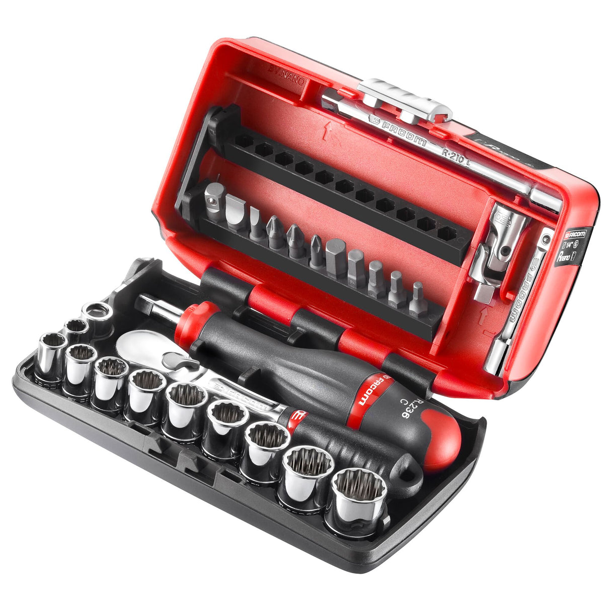 RL.NANO-U112 - Koffer met doppen 1/4"  nano in inches