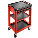 ROLL.UC3S2DM3 - ROLL werkplaatswagen met 3 planken 2 laden M3 rood