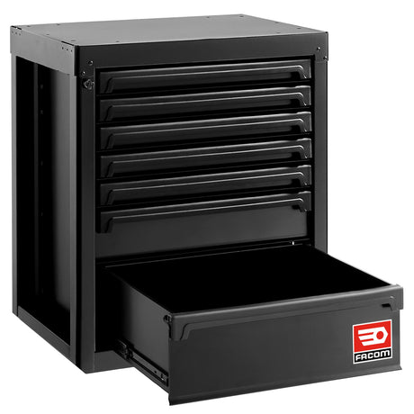 Rws2 Zwart Lage Kast Met 7 Lades