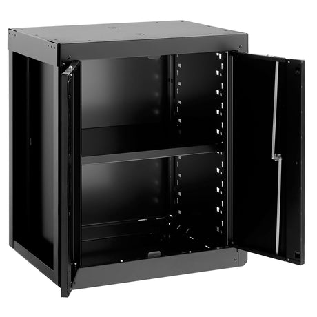 Rws2 Lage Kast Met Zwarte Deuren