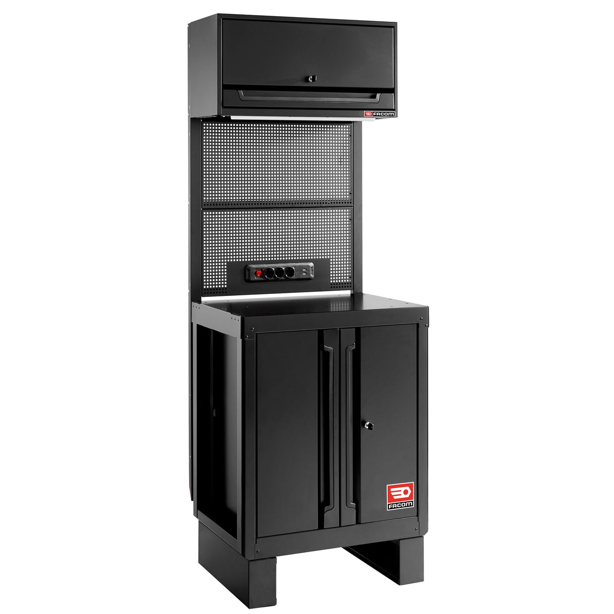 Rws2 Lage Kast Met Zwarte Deuren