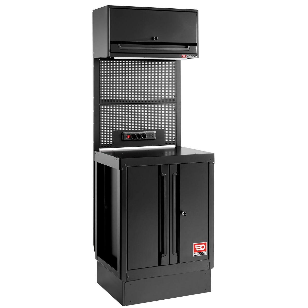 Rws2 Lage Kast Met Zwarte Deuren