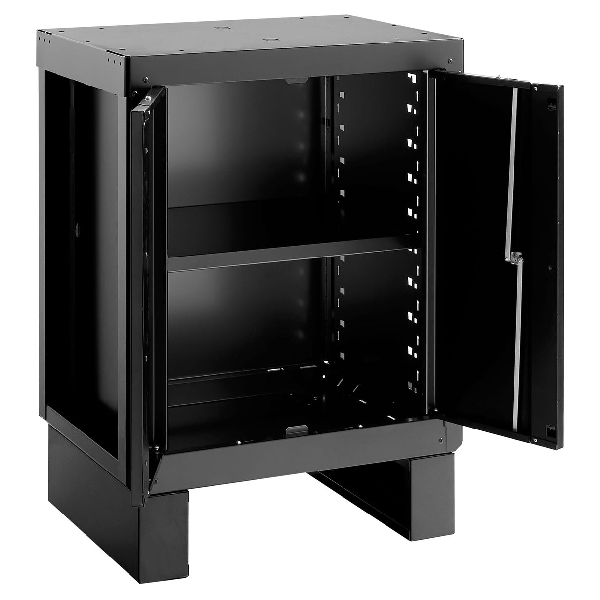 Rws2 Lage Kast Met Zwarte Deuren