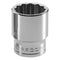 S - Doppen 1/2" 12-kant, inch-maten