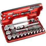 21-delige DBOX-set 1/2” 12-punts metrische maat-doppen - S.360DBOX112