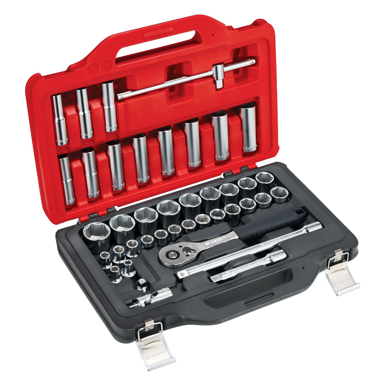 Coffret cliquet-douilles 1/2" Twin Box - 41 pièces