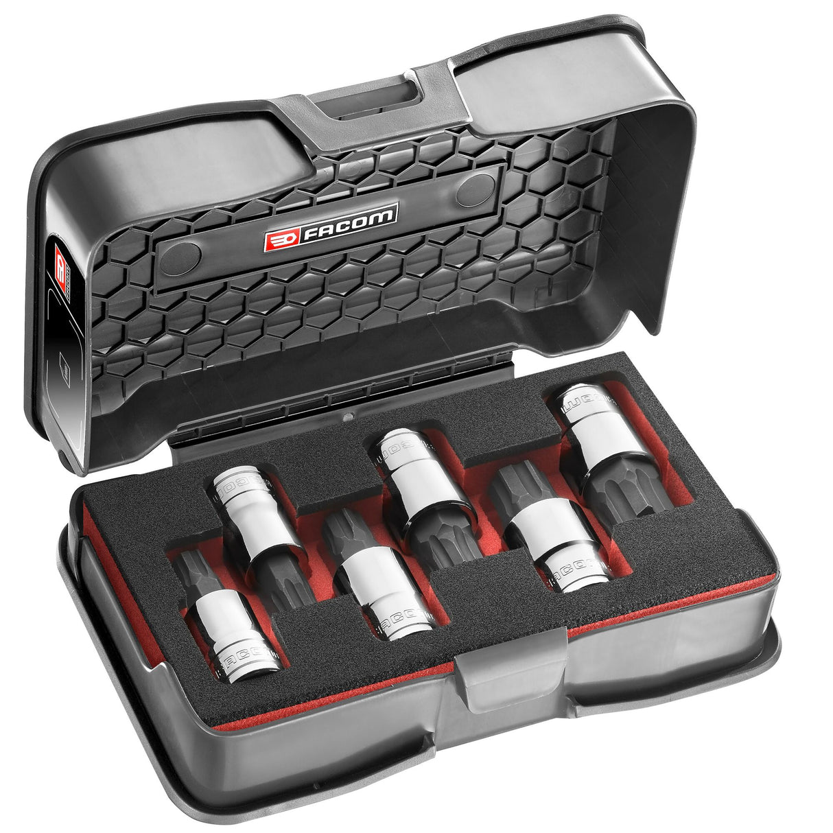 6-delige 1/2 "metrische zeshoekige OGV GRIP-bitdoppen set 10-19mm