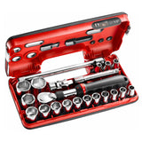 Koffer met verlengbare ratel van 1/2"