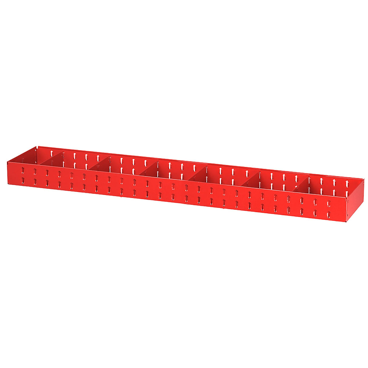  Legplank met 6 verwijderbare tussenschotten 1425x275x90mm