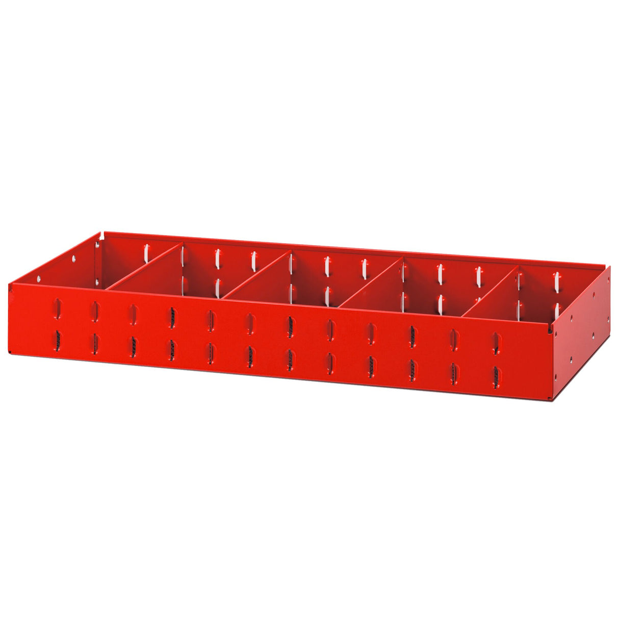  Legplank met 4 verwijderbare tussenschotten 682,5x275x90mm